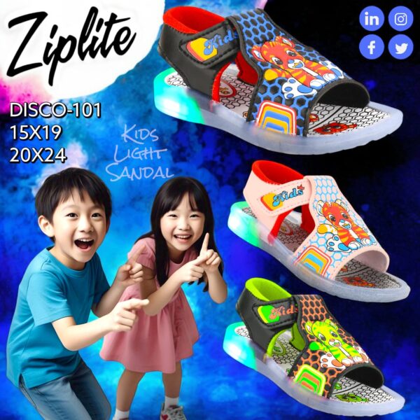Kids Led Light Sandal Disco-101