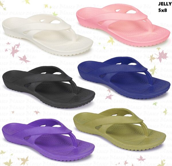 Ziplite Women Stylish EVA Slipper (Jelly)