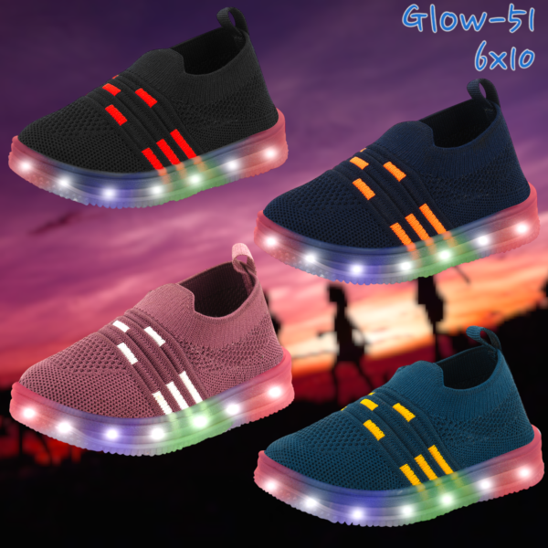Ziplite Kids Light LED Sport Shoes (GLOW-51)