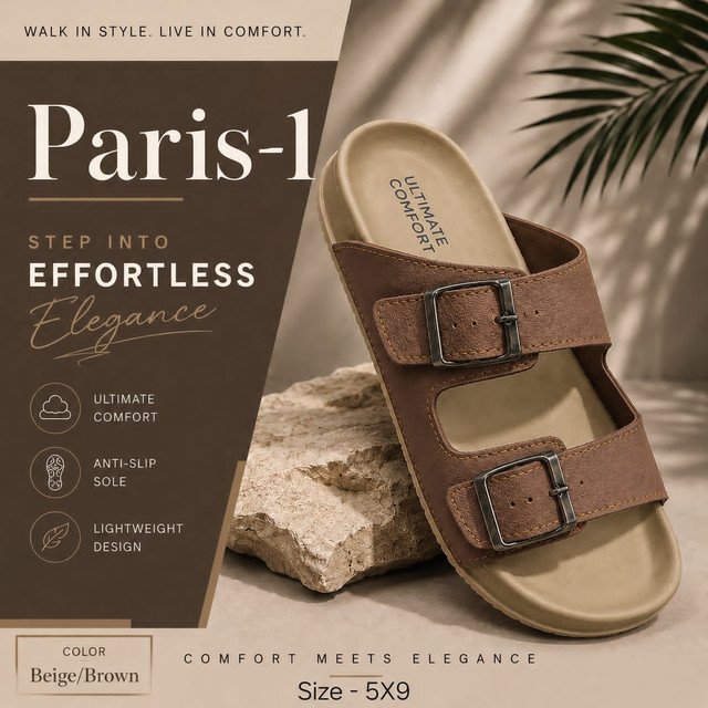 Paris-1 Beige/Brown (5x9)