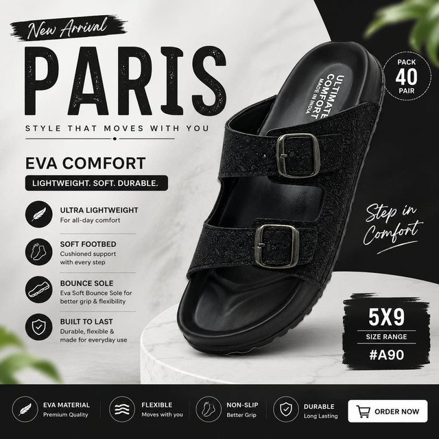 Paris-1 Full Black (5x9)