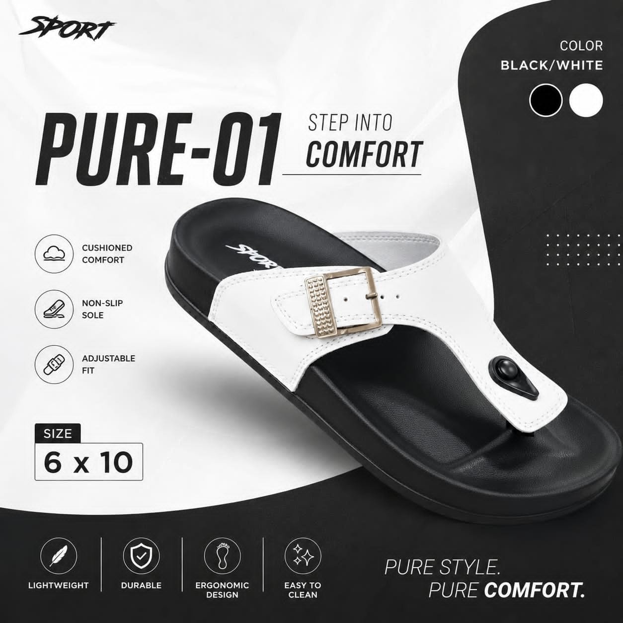 Pure-01 White/Black