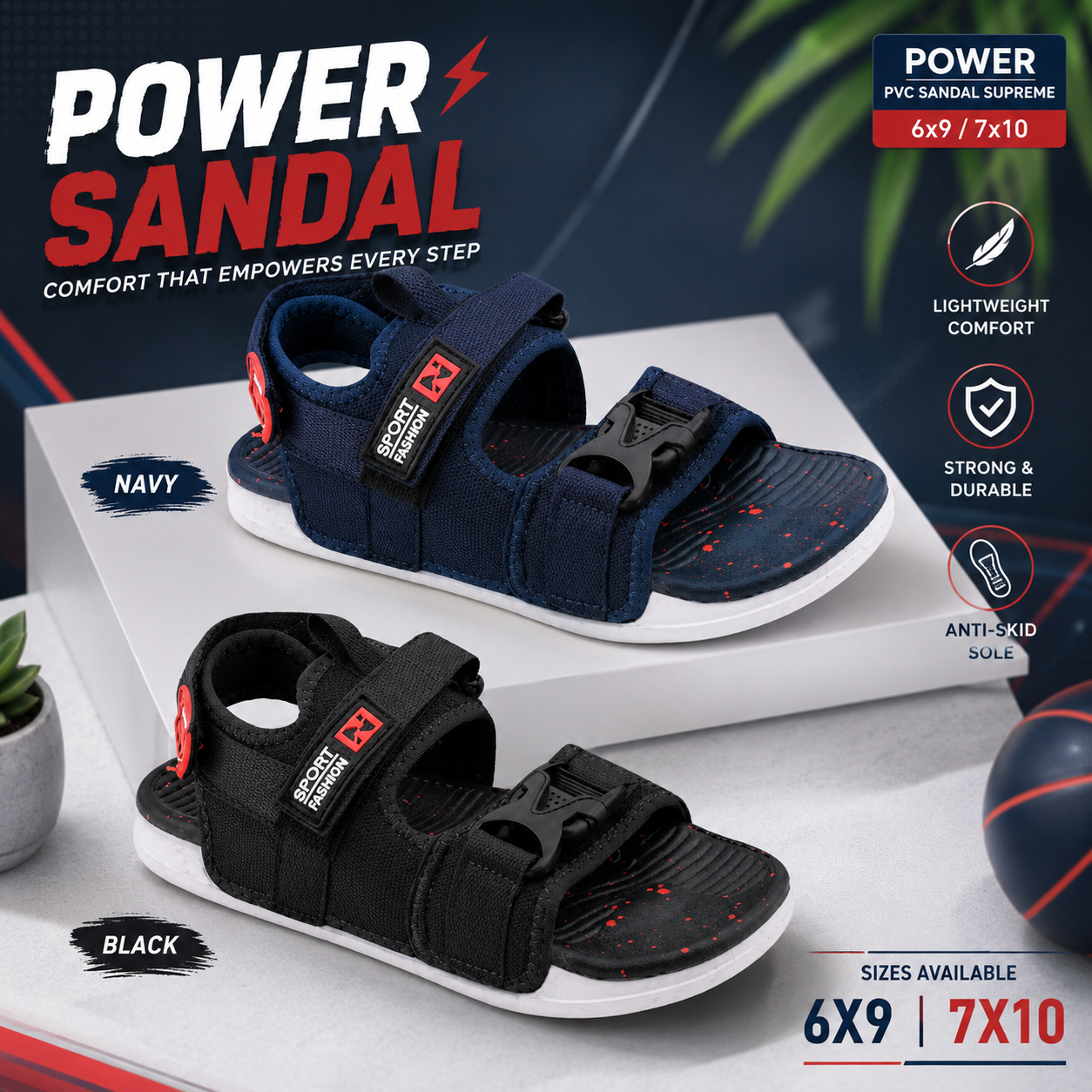 Power Sandal 6x10