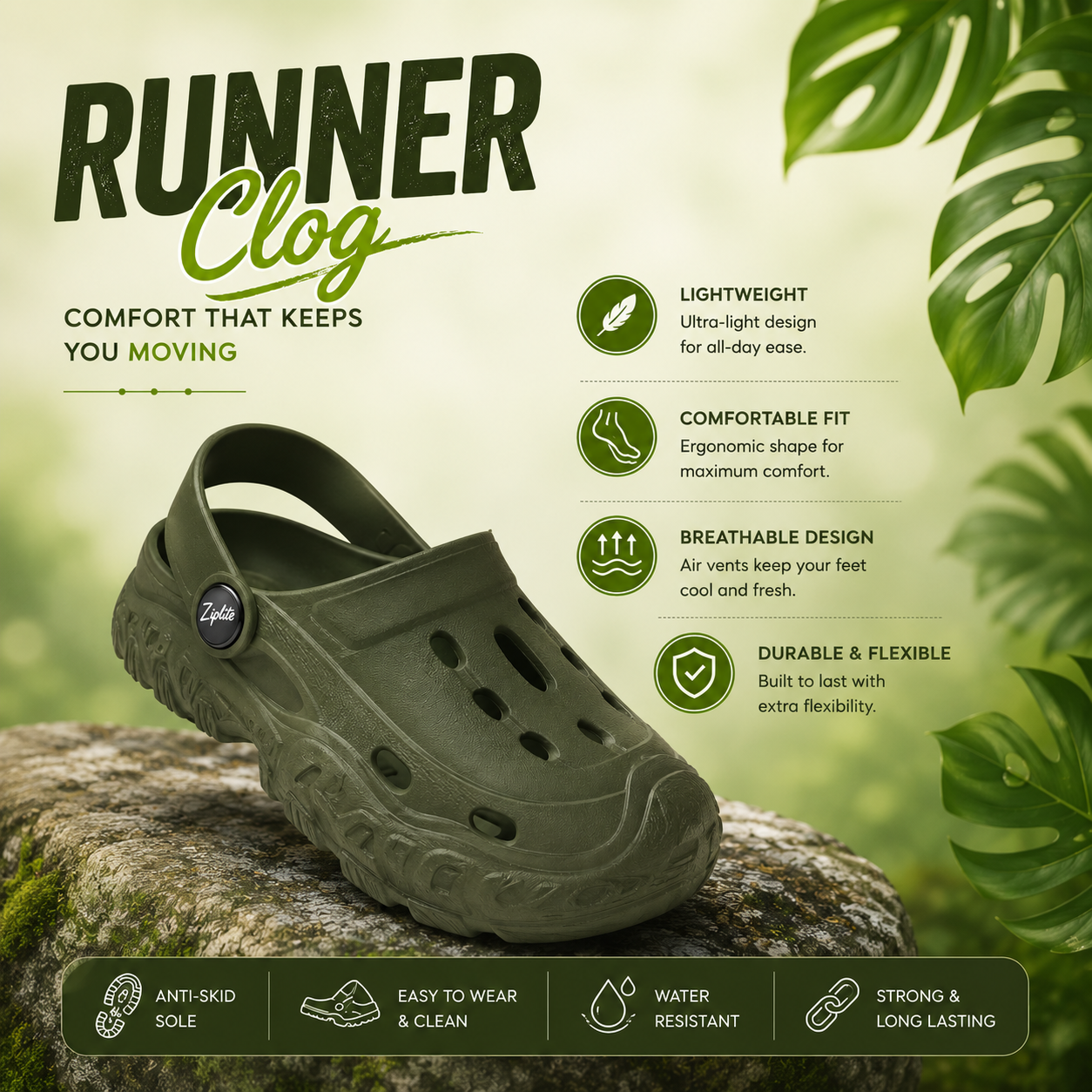 Runner Clog 6x10
