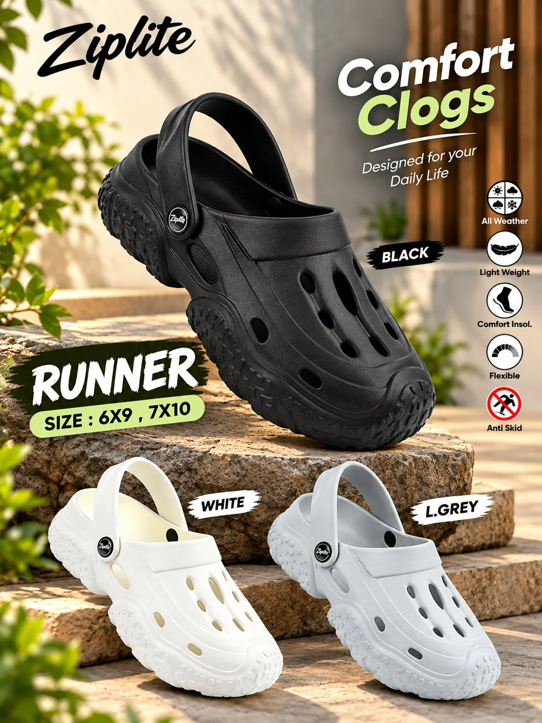 Runner Clog 6x10