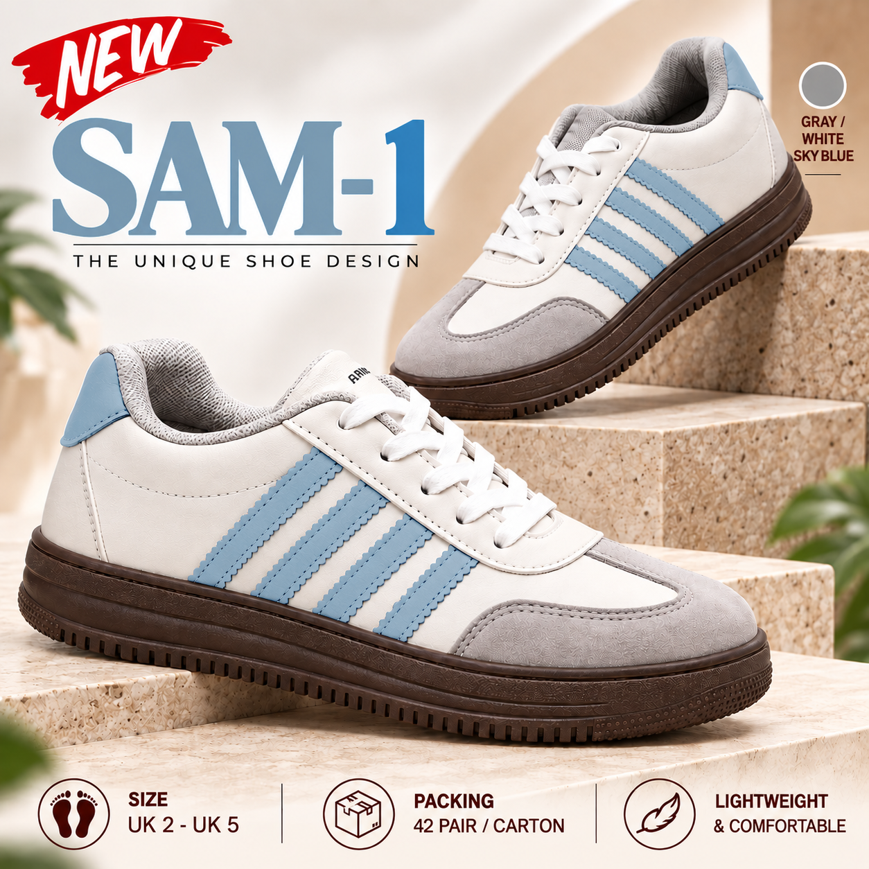 SAM-1 SKY BLUE