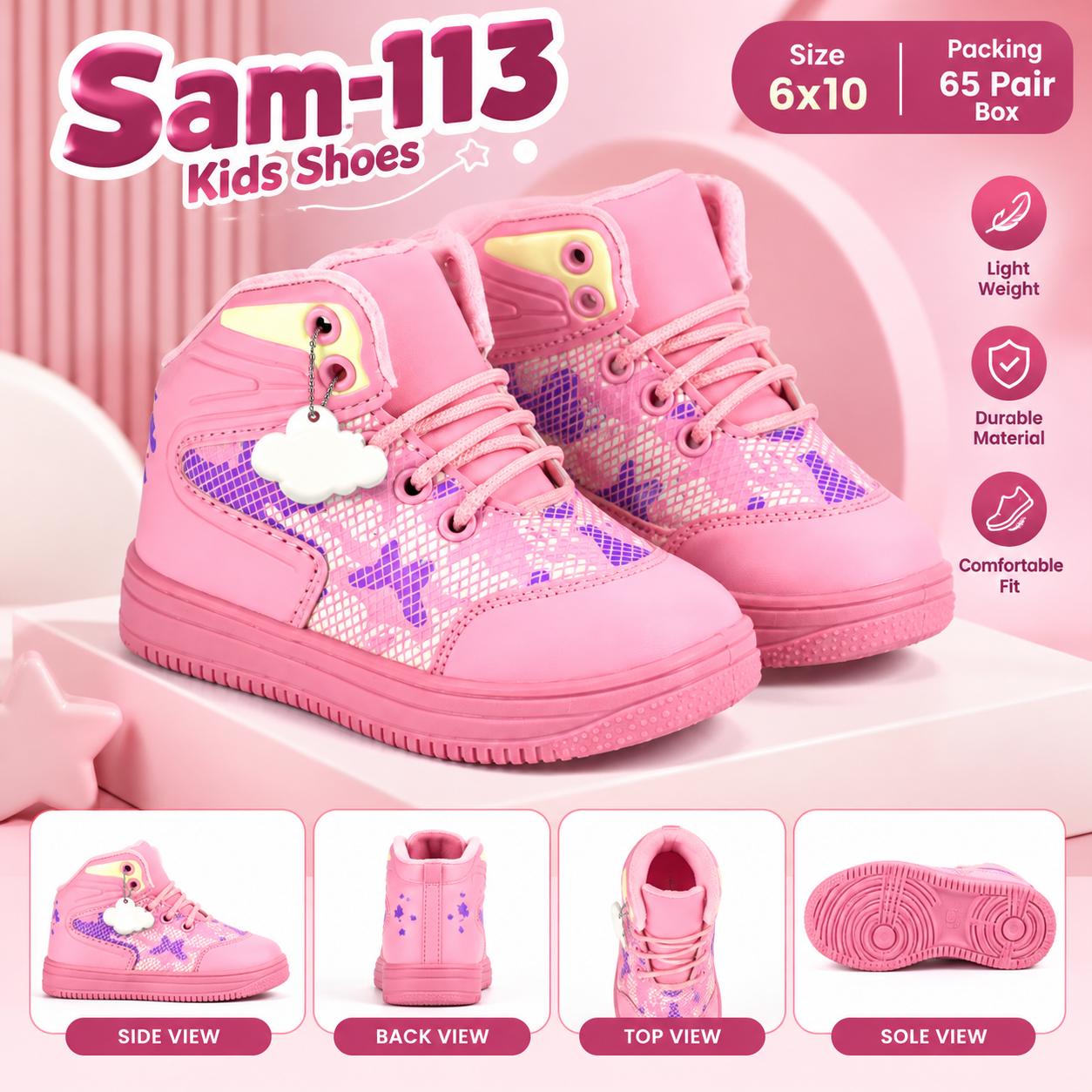 Sam-113 Pink 6x10